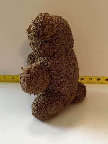 Vintage Teddy Bear Stuffed Jointed Antique? - Thumbnail 6