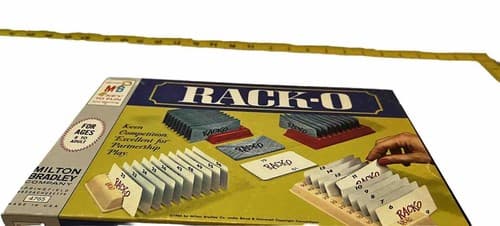 VINTAGE Rack-O Card Board Game COMPLETE Milton Bradley 1966 Racko Numbers Rare - Thumbnail 2