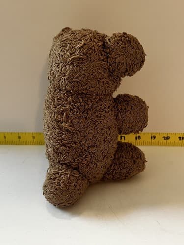 Vintage Teddy Bear Stuffed Jointed Antique? - Thumbnail 4