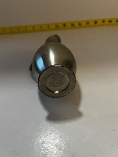 Vintage Royal Holland Pewter Daalderop Pitcher Vase Mid-Century Modern Style 8” - Thumbnail 10