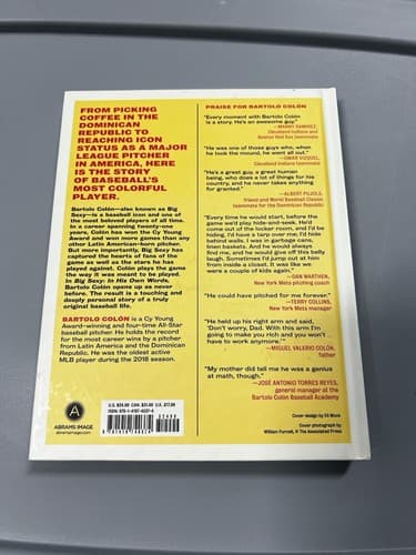 Bartolo Colon Baseball Memorabilia Collection Big Sexy Book In His Own Words MLB - Thumbnail 2
