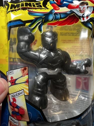 Heroes of Goo Jit Zu Minis Black Panther Marvel Stretchy Toy NEW NIP
