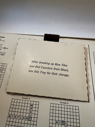 Scrabble For Juniors Vintage Complete 1964 Family Word Game Double-Sided Board - Thumbnail 20