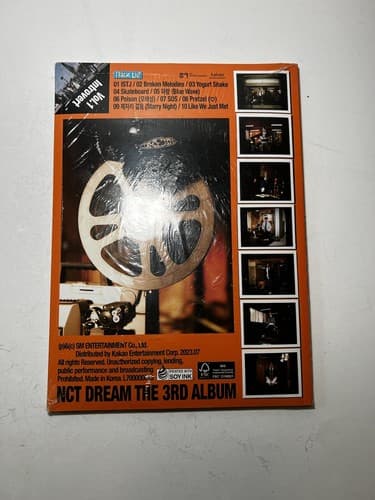 NCT DREAM ISTJ 3rd Album Photobook CD 2023 ORANGE VERSION K-pop Book New Sealed - Thumbnail 7