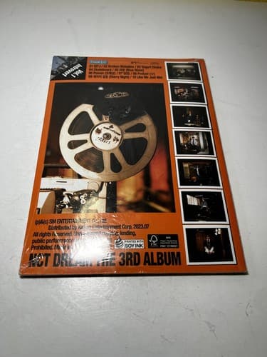 NCT DREAM ISTJ 3rd Album Photobook CD 2023 ORANGE VERSION K-pop Book New Sealed - Thumbnail 6