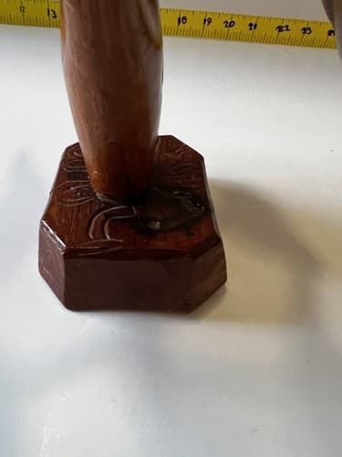 Folk Art Wood Carved Birds on a Tree Vintage Early 20th Century Sculpture Retro - Thumbnail 14