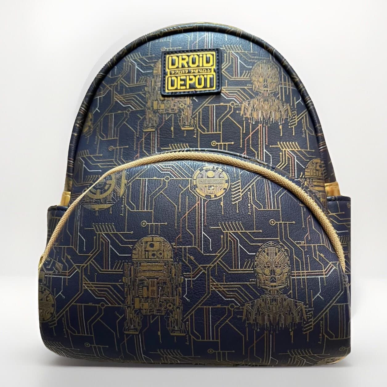 DISNEY STAR WARS GALAXY'S EDGE EXCLUSIVE LOUNGEFLY DROID DEPOT BACKPACK EUC - Thumbnail 2