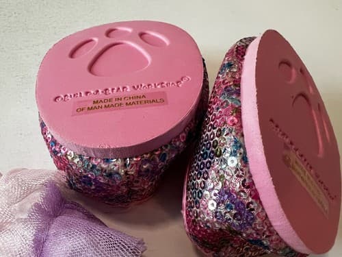 Build A Bear Vintage Ruffle Party Dress Sequin Shoes Set Rare Teddy Clothes BABW - Thumbnail 10