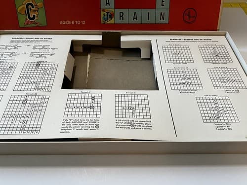 Scrabble For Juniors Vintage Complete 1964 Family Word Game Double-Sided Board - Thumbnail 15