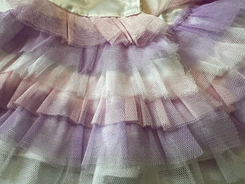 Build A Bear Vintage Ruffle Party Dress Sequin Shoes Set Rare Teddy Clothes BABW - Thumbnail 9