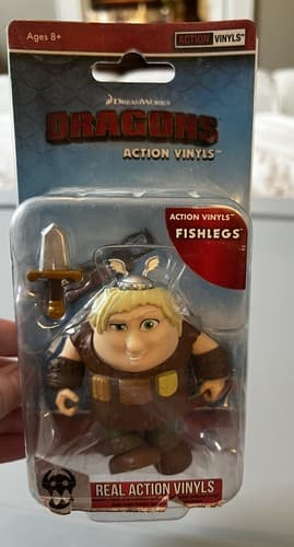 Dreamworks Dragons How To Train Your Dragon Figure Real Action Vinyls Fishlegs