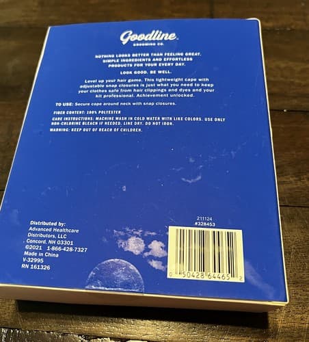 GOODLINE Hair Cutting Barber Cape NEW NIB - Thumbnail 2