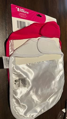 NEW Michigan Wolverines Baby Fanatics Baby Girl Bib Set Of 2 Hot Pink White - Thumbnail 6