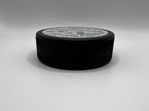 Vintage St. Louis Blues Hockey Puck Autographed Facsimile Plus 1 Original RARE - Thumbnail 2