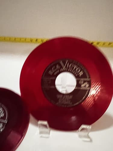 Mario Lanza The Great Caruso Red Vinyl Set 45 Records Vintage 1950s Classical - Thumbnail 10