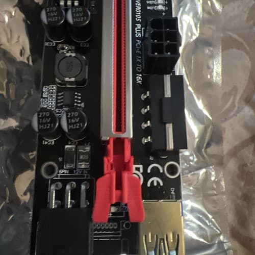 PCI-E 1x to 16x Powered USB3.0 GPU Riser Extender Adapter Card - Thumbnail 15