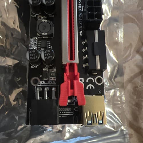 PCI-E 1x to 16x Powered USB3.0 GPU Riser Extender Adapter Card - Thumbnail 16