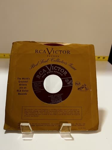 Mario Lanza The Great Caruso Red Vinyl Set 45 Records Vintage 1950s Classical - Thumbnail 6