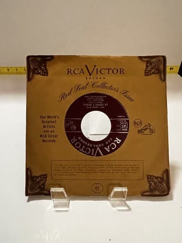 Mario Lanza The Great Caruso Red Vinyl Set 45 Records Vintage 1950s Classical - Thumbnail 7