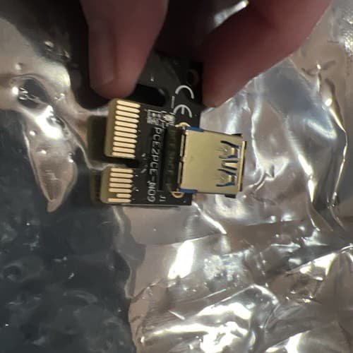 PCI-E 1x to 16x Powered USB3.0 GPU Riser Extender Adapter Card - Thumbnail 13