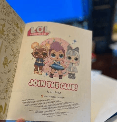New 2023 A Little Golden Book LOL Dolls Surprise Join the Club - Thumbnail 3