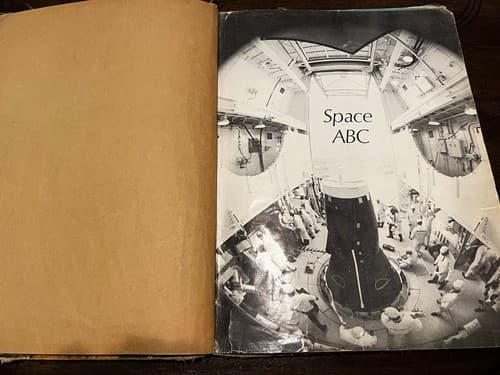 1967 Vintage ABC SPACE Outer Space Book Lois Bruce 1960s Astronaut History RARE - Thumbnail 4