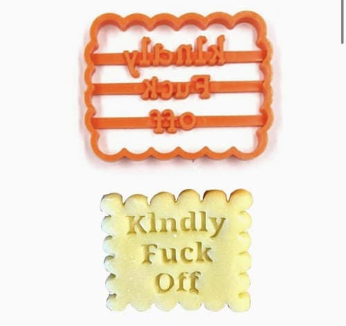 Adult Humor Mean Phrase Cookie Cutters Bachelor Bachelorette Divorce Party Favor - Thumbnail 8