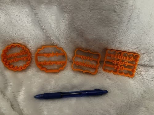 Adult Humor Mean Phrase Cookie Cutters Bachelor Bachelorette Divorce Party Favor - Thumbnail 6