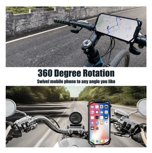 NEW Newppon Bike Bicycle Phone Mount Universal Silicone Cellphone Holder - Thumbnail 8