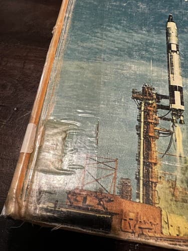 1967 Vintage ABC SPACE Outer Space Book Lois Bruce 1960s Astronaut History RARE - Thumbnail 2