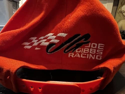 Tony Stewart Autographed Hat Joe Gibbs Racing Orange #20 Racing Nascar - Thumbnail 5