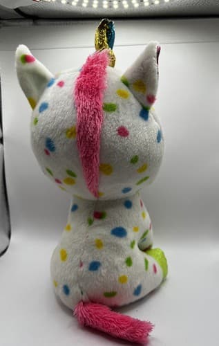 TY Beanie Baby Boos Harmonie Unicorn Stuffed Animal Plush 6" 2021 - Thumbnail 3