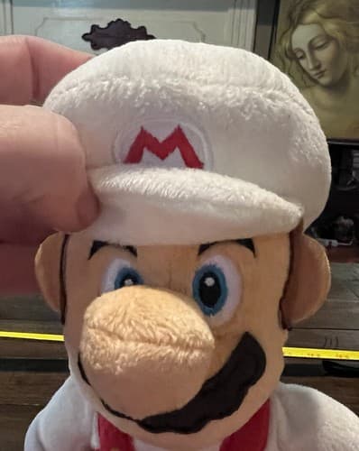 2021 Super Mario Stuffed Plush Figure White Hat Red Overalls Nintendo - Thumbnail 10