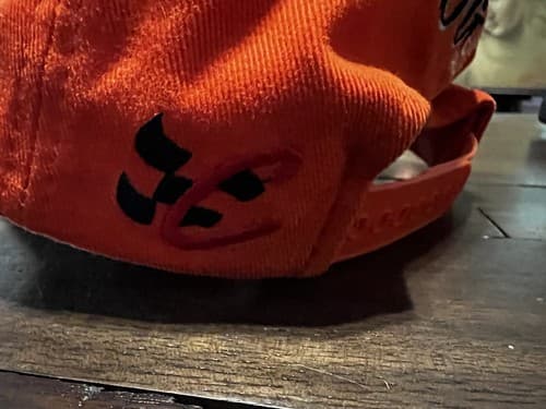 Tony Stewart Autographed Hat Joe Gibbs Racing Orange #20 Racing Nascar - Thumbnail 3