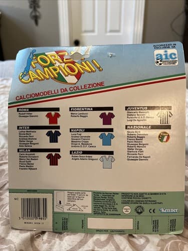 Forza Campioni Giuseppe Bergomi Kenner AIC Soccer Action Figure 1983 NIP Italian - Thumbnail 2