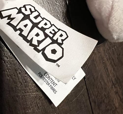 2021 Super Mario Stuffed Plush Figure White Hat Red Overalls Nintendo - Thumbnail 9
