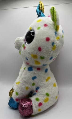 TY Beanie Baby Boos Harmonie Unicorn Stuffed Animal Plush 6" 2021 - Thumbnail 2