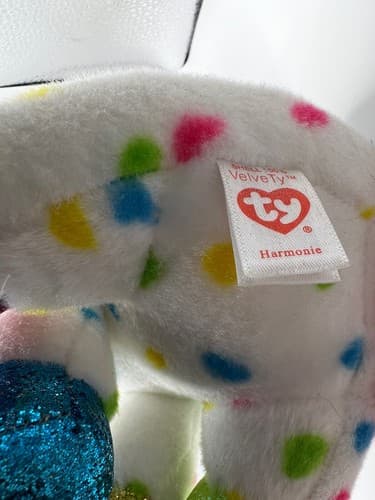 TY Beanie Baby Boos Harmonie Unicorn Stuffed Animal Plush 6" 2021 - Thumbnail 8