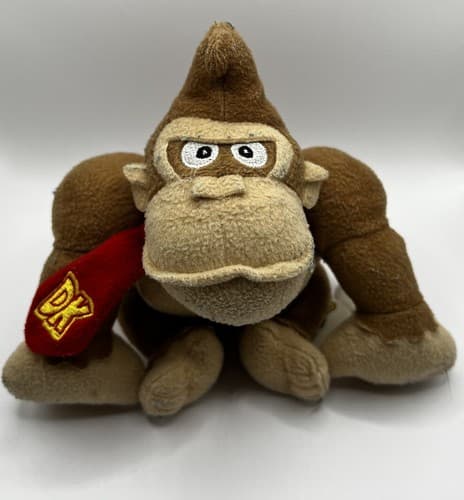 Donkey Kong Plush 2016 Super Mario Nintendo Good Stuff Stuffed Figure - Thumbnail 9