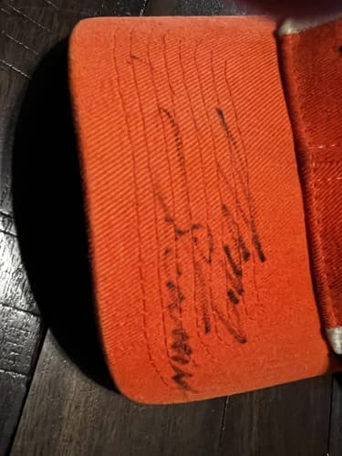 Tony Stewart Autographed Hat Joe Gibbs Racing Orange #20 Racing Nascar - Thumbnail 9