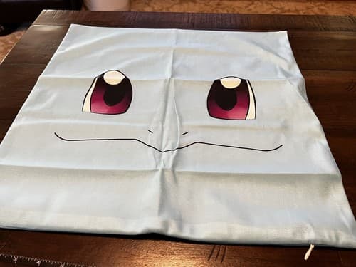 Pokemon SQUIRTLE Cushion Cover Pillow Case Pokémon NEW Bedding Decor Pillowcase - Thumbnail 5