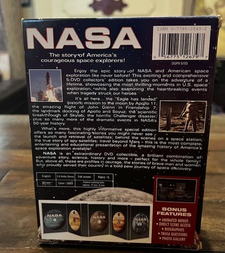 NASA: 50 Years Of Space Exploration - 5 Disc Documentary DVD Set - Thumbnail 2