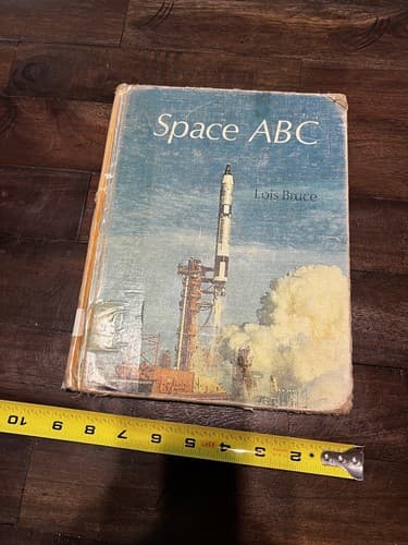 1967 Vintage ABC SPACE Outer Space Book Lois Bruce 1960s Astronaut History RARE - Thumbnail 24