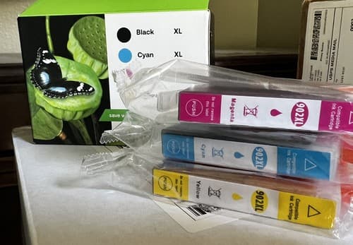 Ink Cartridge 920XL Colors Colored Ink Compatible Printer Ink New Sealed - Thumbnail 2