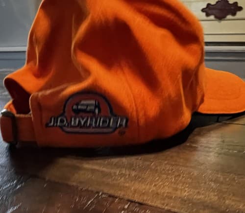 Tony Stewart Autographed Hat Cap Orange #20 Racing Nascar - Thumbnail 4