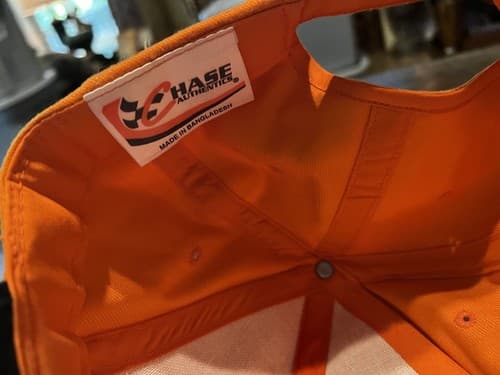 Tony Stewart Autographed Hat Cap Orange #20 Racing Nascar - Thumbnail 5