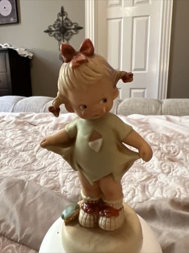 1988 Memories Of Yesterday Mommy I Teared It Little Girl Figure Vintage Rare - Thumbnail 5