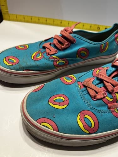Vans OF Odd Future Sk8-Hi Shoes OF Donut Scuba Blue Size 11.5 Men RARE - Thumbnail 2