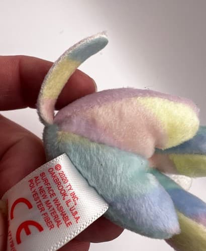 2019 TY Beanie Boos 3" HEATHER Unicorn Cat Plastic Key Chain Clip EUC - Thumbnail 8