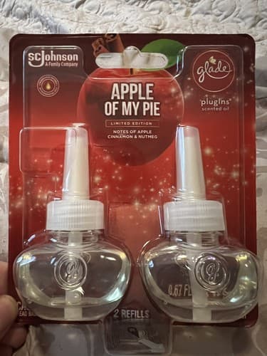 Glade Apple Of My Pie Scented Oil Air Freshener PlugIns Refills 2 Count NEW NIP - Thumbnail 3